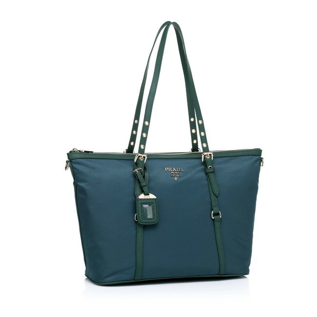 2014 Prada tessuto Large Shopping Tote Bag BN4253 dark green